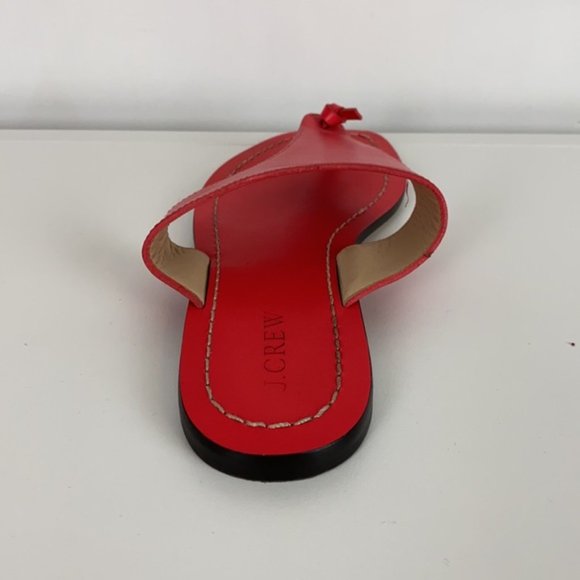 J.Crew 8 Poppy Pink Playa Thong Sandals - Picture 13 of 16